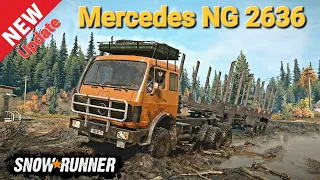 New Update Mercedes NG 2636 Truck Mods In SnowRunner @TIKUS19