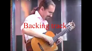 Russian fake acoustic guitarist solo cover + backing track