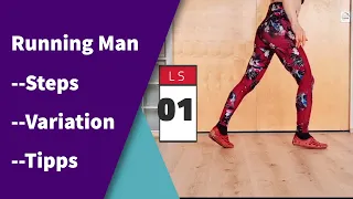 ❗#1 Beginner's easier Shuffle Lesson - Running Man - Step by Step