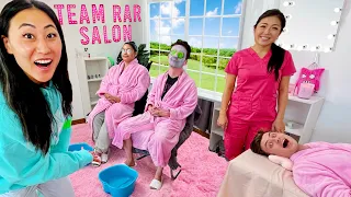 I BUILT A BEAUTY SALON AT THE TEAM RAR HOUSE!!