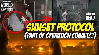 The Walking Dead World Beyond- SUNSET PROTOCOL: Military Order to Terminate Citizens & Hostiles