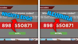 ALL ROBLOX ARSENAL NIGHTS EDGE CODE MEANINGS