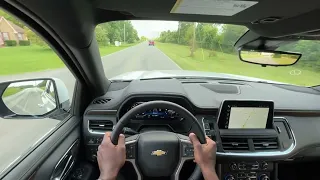 2023 Chevy Suburban High Country POV Test Drive (6.2 V8)