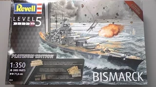 Линкор Bismarck :: 1/350 :: Revell :: Platinum, Limited edition. Обзор, распаковка.