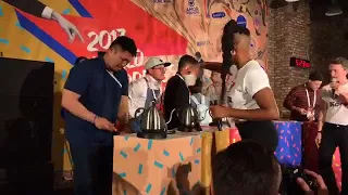 World Aeropress Champs 2017 - Chang Khan (Uncle Bear Coffee) from South Africa