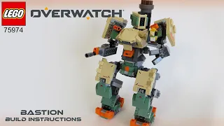 LEGO OVERWATCH - Bastion (Set 75974 Speed Build Instructions)