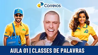 PORTUGUÊS | AULA 01| Classes de Palavras | RESUMÃO | Concurso Correios 2024