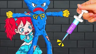 I'm not a monster - Poppy Playtime Animation Wanna Live - FB Stop Motion Paper