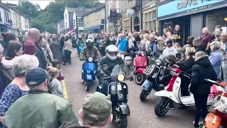 The Ribble Valley Scooter Rally . 22-24 September 2023 . Clitheroe Lancashire Uk .