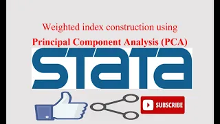 How to construct Principal Component Analysis (PCA) weighted index.