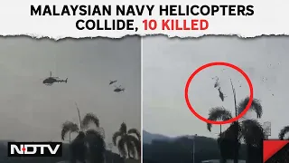 Malaysia Helicopter | 2 Military Choppers Collide Mid-Air In Malaysia, 10 Killed