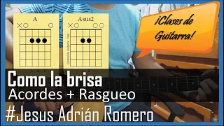 Como la brisa tutorial con guitarra acustica | Acordes y Rasgueo | Curso para guitarra| Principiante