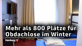 Winternotprogramm: Mehr als 800 Plätze für Hamburgs Obdachlose im Winter