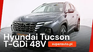 Nowy Hyundai Tucson Platinium 1.6 T-GDi 48V 4WD DCT 180KM 2021. Prezentacja Superauto.pl