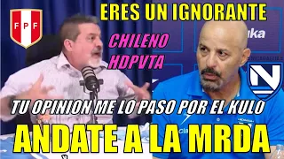 CHILENO ENTRENADOR DE NICARAGUA ES INSULTADO Y AGREDIDO POR PRENSA PERUANA- DT ABANDONÓ PROGRAMA