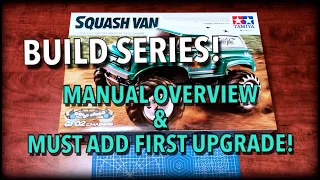 Tamiya's NEW Squash Van Build Series! - Manual Overview