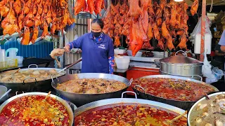 Amazing Cambodian Street Food Compilation - Grilled Duck, Chicken, Fish, Beef Offal Stew & More