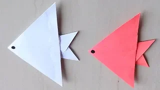 DIY - How to Make Paper Fish | Creating Paper Fish, Paper Art and Craft