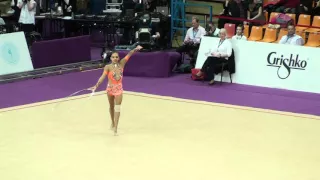 Piriyeva Zhala, Azerbaijan, hoop. Grand Prix Moscow 19.02.2016