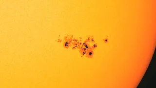 Evolution of aurora-causing "Carrington"-size sunspot 3664 in May 2024