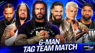 Team Cody Rhodes vs Team Roman Reigns 6- Man Tornado Tag Team Match - SmackDown Full Match - WWE2K23
