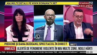 Piedone si Dana Budeanu, spectacol in direct