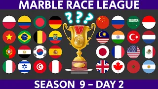 Marble Race League Season 9 DAY 2 Marble Race in Algodoo