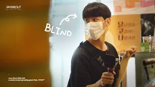 👨🏻‍🦯 can a blind person go to a cafe alone | social experiment