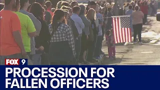 Barron County police shooting: Procession held to return killed officers I KMSP FOX 9