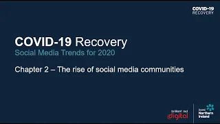 COVID-19 Recovery - Practical Export Skills: Social Media Trends for 2020 (2)