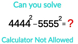 Germany | A very nice math problem | No calculator fast calculation
