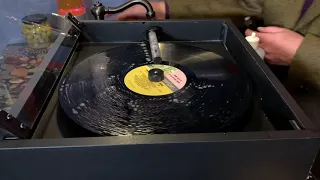 Vacuum Cleaning Dirty Vinyl