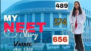 I got VMMC after 2 drops🩺❤️|| Dropper to a medico🥹|| #neet #motivation #neetug #journey #hustle