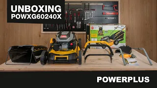 POWERPLUS - POWXG60240X Grasmaaier Unboxing