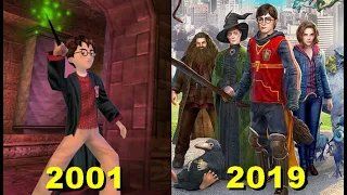 evolution of Harry Potter Games 2001-2019