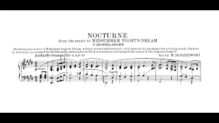 Felix Mendelssohn - A Midsummer Night's Dream, Op. 61: VII. Nocturne (Arr. Moritz Moszkowski)