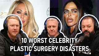 10 WORST Celebrity Plastic Surgery DISASTERS REACTION | OFFICE BLOKES REACT!!