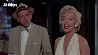 4K 60fps | The Seven Year Itch - A Delicious Breeze (1955) - Topaz Video Enhance AI