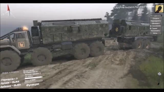 Обзор модов на SpinTires (Урал 6614).