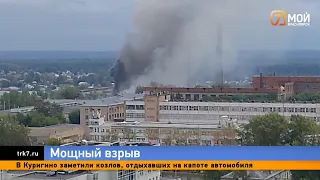В подмосковном Сергиевом Посаде на пиротехническом заводе произошёл взрыв