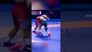 MIRZAZADEH🇮🇷 shocked the world with his last second takedown on KAYAALP🇹🇷 to become a World Champion