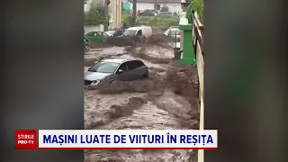 Potopul s-a abătut asupra României. Pompierii din turele libere, chemaţi să intervină