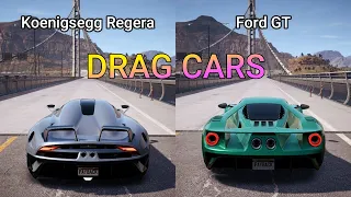 NFS Payback - Koenigsegg Regera vs Ford GT - Drag Cars | Drag Race