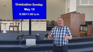 Announcements 5/5/24 First baptist church crystal river fl tim lantzy