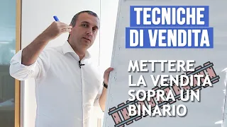 Tecniche di vendita: come mettere la vendita sopra un BINARIO! Marketing applicato alla vendita.