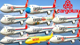 GTA V: Every Cargolux Airplanes Best Extreme Longer Crash and Fail Compilation