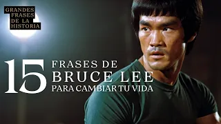 Bruce Lee te ofrece su #sabiduría para cambiar tu vida en "Grandes Frases de la Historia" #brucelee