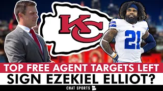 Top Chiefs Free Agents Targets STILL AVAILABLE After Week 1 Of NFL Free Agency | Ft. Ezekiel Elliott