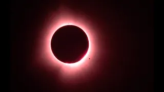 Total Eclipse As Seen From Long Point, ON, Canada, N Shore Of Lake Erie, Mon April 8, 2024