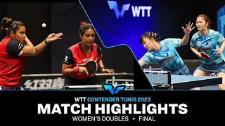 Sutirtha M./Ayhika M. vs Miyuu K./Miwa H. | WD Final | WTT Contender Tunis 2023